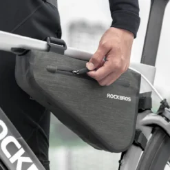 ROCKBROS 5-8L Waterproof Bike Frame Bag Large Triangle Bikepacking Storage Bag for Bicycles