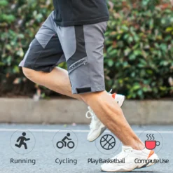 ROCKBROS Men's Cycling Shorts 4D Padded Compression Shorts