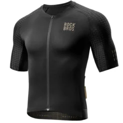 ROCKBROS Men's Short-Sleeve Cycling Jersey Diamond Pattern