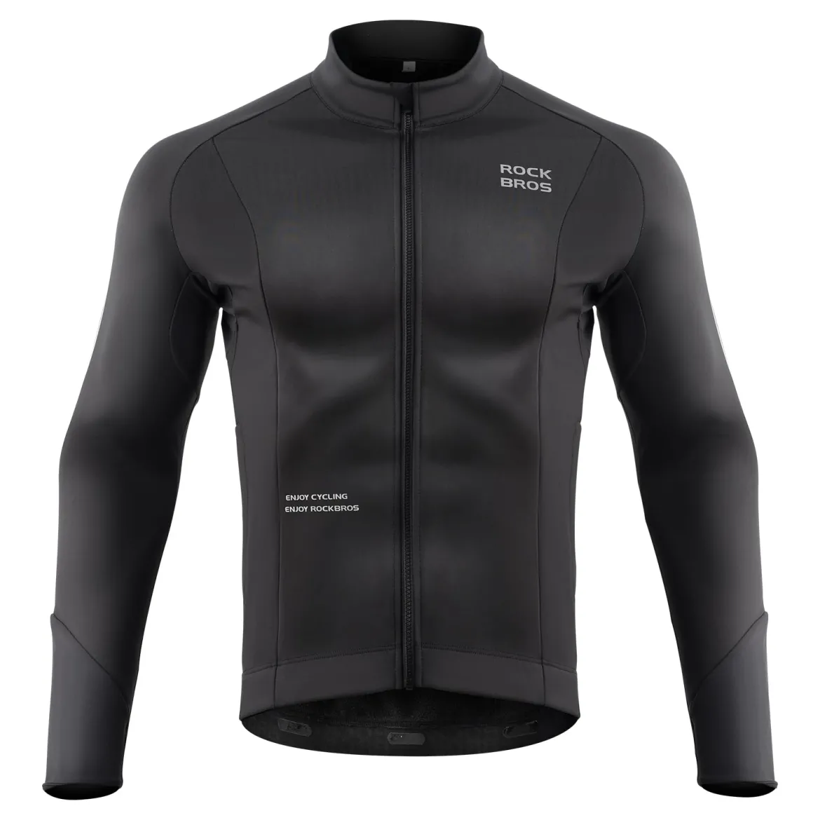 ROCKBROS Men’s Winter Cycling Jacket Thermal Windproof Softshell for Road MTB