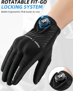 ROCKBROS Motorcycle Gloves for Men Women Touchscreen Hard Knuckles Breathable MTB