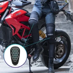 ROCKBROS Motorcycle Knee Pad Winter Leg Warmer with EVA Protector, Windproof for Skiing