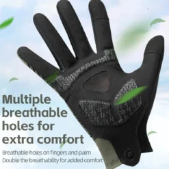 ROCKBROS MTB Gloves - Touch Screen, Anti-Slip Full Finger Cycling Gloves