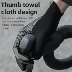 ROCKBROS MTB Gloves - Touch Screen, Anti-Slip Full Finger Cycling Gloves