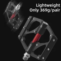 ROCKBROS MTB Pedals Platform Bike Pedal Aluminum 9/16