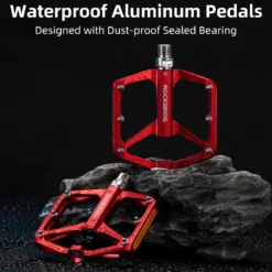 ROCKBROS MTB Reflective Aluminum Pedals 9/16