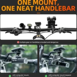 ROCKBROS Out Front Bike Mount Cycling Computer Mount Bike Handlebar 1.25''/ 31.8mm