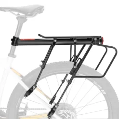 ROCKBROS Quick Release Rear Bike Cargo Rack, 55LB Capacity for 26”-29” MTB E-Bikes