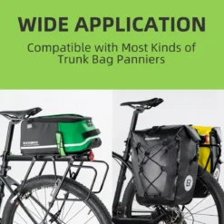 ROCKBROS Quick Release Rear Bike Cargo Rack, 55LB Capacity for 26”-29” MTB E-Bikes