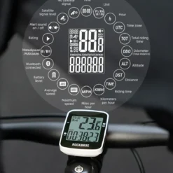 ROCKBROS R1 Bike Computer GPS Wireless Speedometer IPX7 600mAh Battery 2.3''