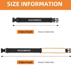 ROCKBROS Reflective Cycling Ankle Bands - Adjustable Pant Leg Straps