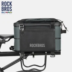 ROCKBROS Road to Sky Foldable Trunk Bag – 16.8L Expandable Bike Rack Bag