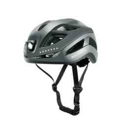 ROCKBROS Safety Warning Helmet with Built-In Lights and Adjustable Fit Electric USB
