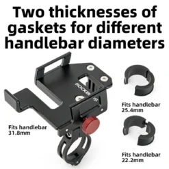 ROCKBROS S Clip Ring Bike Phone Holder for 4.7–7.09