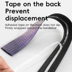 ROCKBROS Silicone PU Bicycle Handlebar Tape Soft Breathable Road Bike Tape Shock-absorption Anti-Slip Gravel Bicycle Handlebar Wrap Drop Bar Belt