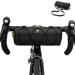 ROCKBROS Small Handlebar Bag Handy Front Bike Storage Pouch with Shoulder Strap Ideal