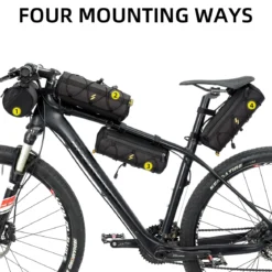 ROCKBROS Small Handlebar Bag Handy Front Bike Storage Pouch with Shoulder Strap Ideal