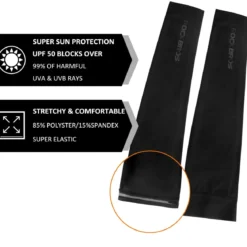 ROCKBROS Sun Protection Arm Sleeves Cooling for Running Golf Fishing Cycling