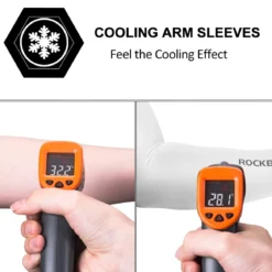 ROCKBROS Sun Protection Arm Sleeves Cooling for Running Golf Fishing Cycling