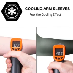 ROCKBROS Sun Protection Arm Sleeves Cooling for Running Golf Fishing Cycling