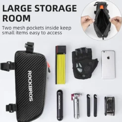 ROCKBROS Top Tube Bike Bag Bicycle Front Frame Bag