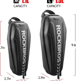 ROCKBROS Top Tube Bike Bag Bike Front Frame Bag EVA Bicycle Bag Below 6.2"/6.5"