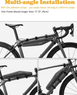 ROCKBROS Triangle Bag Waterproof Cycling Pouch 1.5 L Classified Capacity