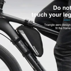 ROCKBROS Triangle Bike Frame Bag 0.7L Road & Mountain Bike Storage Pouch