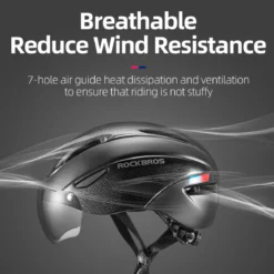 ROCKBROS Ultralight Magnetic Goggles Cycling Helmet