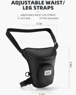 ROCKBROS Waterproof Tactical Drop Leg Bag Durable Adjustable Large Capacity