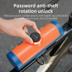 ROCKBROS Water-Resistant Bike Frame Bag with Password Lock