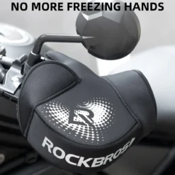 ROCKBROS Windproof Motorcycle Handlebar Muffs - Cold Weather Hand Warmers