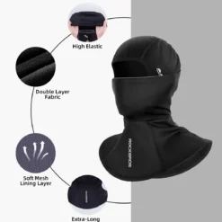 ROCKBROS Windproof Ski Mask for Men, Breathable Motorcycle Mask