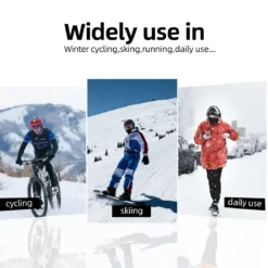 ROCKBROS Windproof Winter Fleece Balaclava for Men - Ski, Cycling, Motorcycle Mask