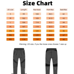 ROCKBROS Winter Cycling Pants for Men Thermal Windproof Mountain Bike Running Pants
