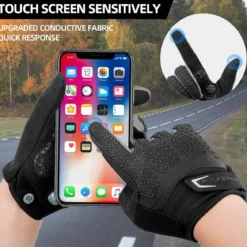 ROCKBROS Winter Cycling Windproof Anti-Slip Thermal Bike Gloves for Cycling,Biking,Running