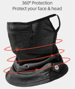 ROCKBROS Winter Neck Gaiter Warmer with Ear Loops Cold Weather