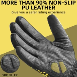 ROCKBROS Winter Thermal Cycling Warm Windproof Anti-Slip Gloves Touchscreen for Men Women