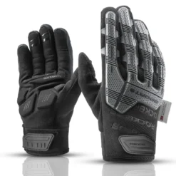ROCKBROS Winter Touchscreen Motorcycle Gloves with Palm Padding & Knuckle Protection