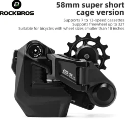 ROCKBROS Wireless Electronic Derailleur System for 7-13 Speed Bikes