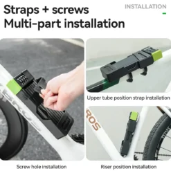 8-Section Folding Combination Bike Lock