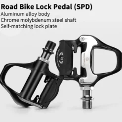 Self-Lock Road Bike Pedals with Shimano SPD-SL/Look KEO Cleat System (Pair)