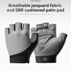 S424 Half Finger Bike Gloves Breathable