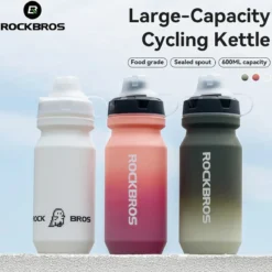 Skin-Feeling Bike Bottle with Pull-Top Lid – Lightweight Leakproof 600/750ml