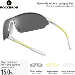 SP402 Polarized Glasses 3 Replaceable Lenses UV400