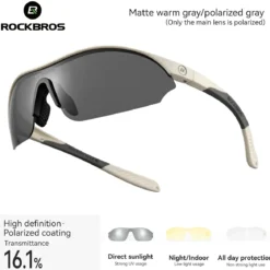 SP402 Polarized Glasses 3 Replaceable Lenses UV400