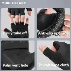 S408 Short Finger Cycling Gloves Lightweight