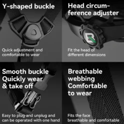 Steering Remote Smart Riding Helmet with Bike Headlight and Tail Light GlowGuard
