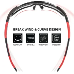 TAC Lightweight Polarized Sunglasses for Cycling & Fishing