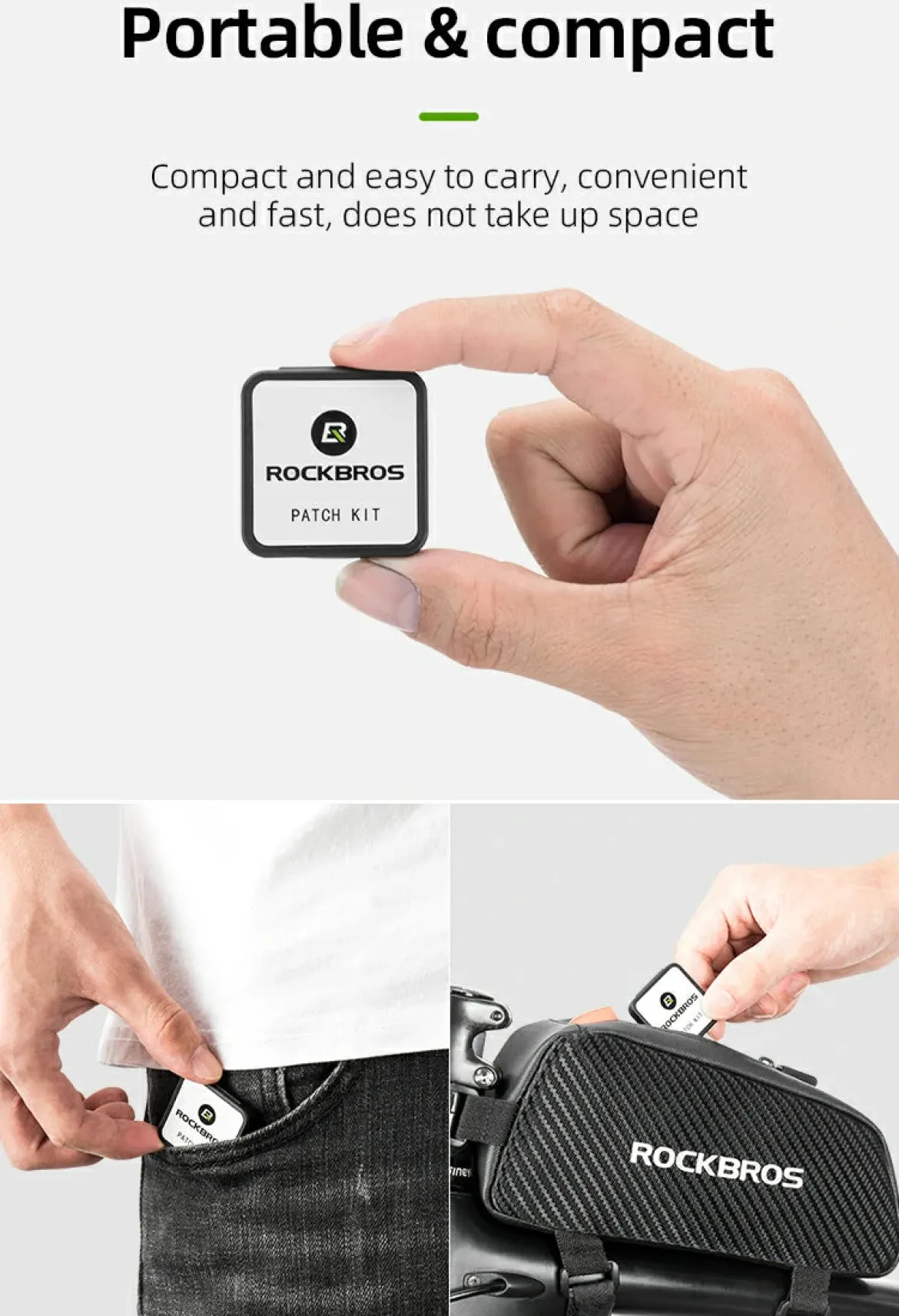 Ultra-Mini Tire Patch Kit โ Super Lightweight Ultra-Slim Pocket-Friendly